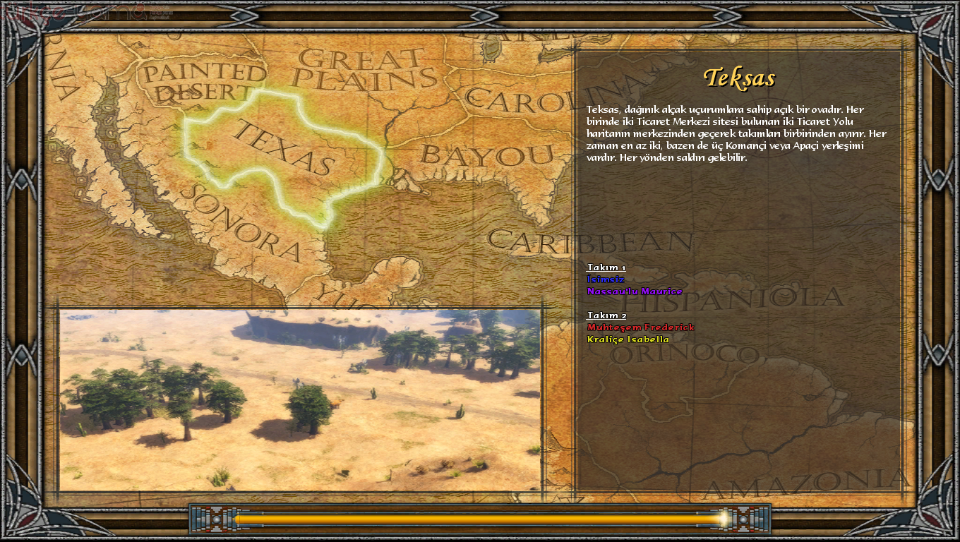 Age of Empires III: The WarChiefs Türkçe yama 1. ekran görüntüsü