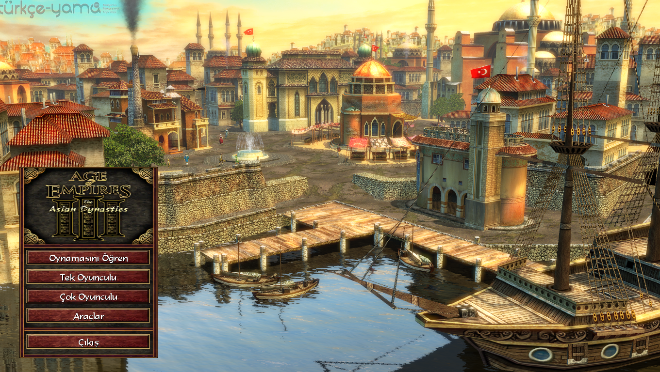 Age of Empires III: The Asian Dynasties Türkçe yama 1. ekran görüntüsü