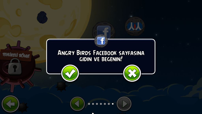 Angry Birds Space Türkçe yama 1. ekran görüntüsü