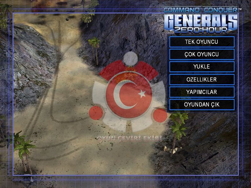 Command Conquer Generals Zero Hour Türkçe yama 1. ekran görüntüsü