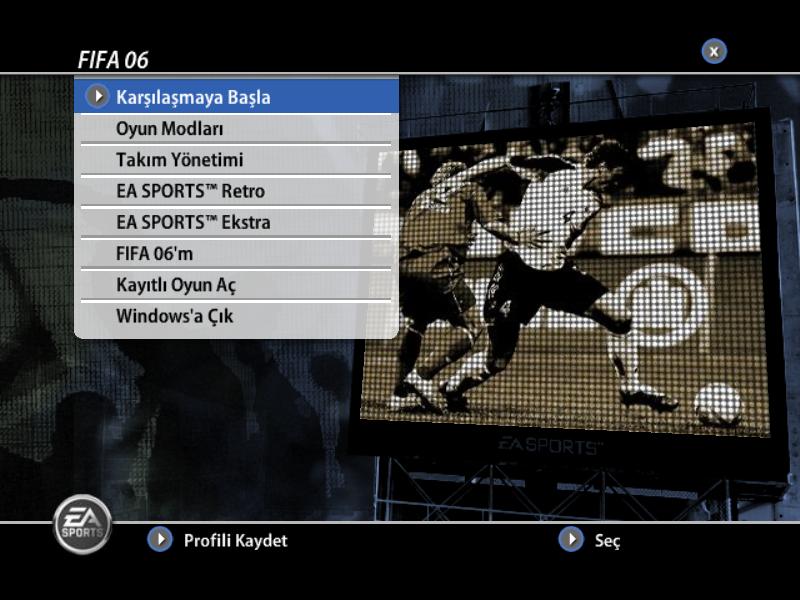 FIFA 2006 Türkçe yama 1. ekran görüntüsü
