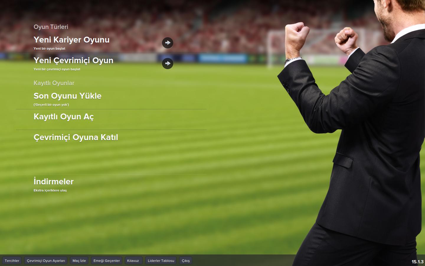 Football Manager 2015 Türkçe yama 1. ekran görüntüsü