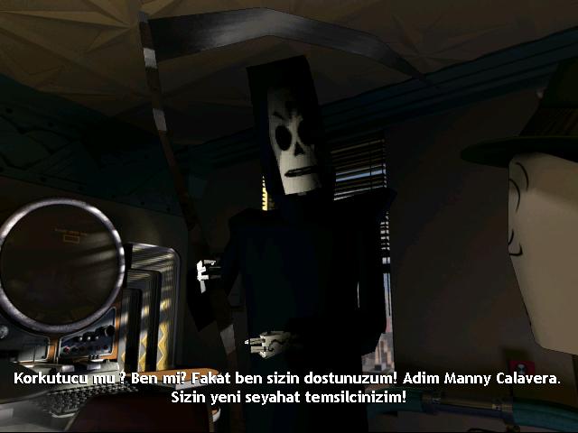 Grim Fandango Türkçe yama 2. ekran görüntüsü