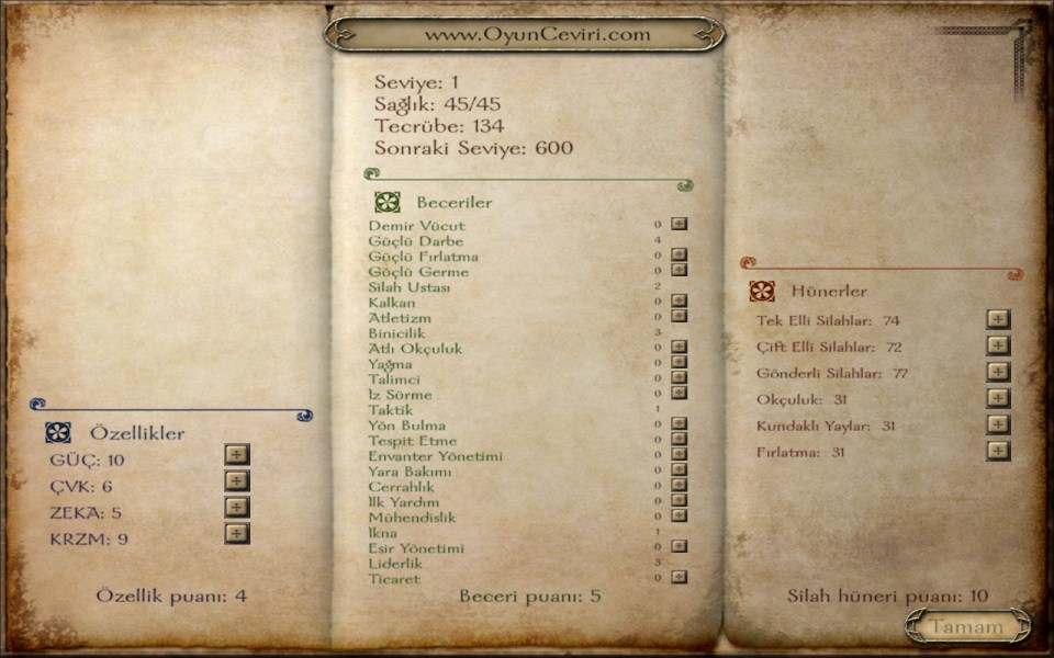 Mount & Blade Türkçe yama 3. ekran görüntüsü