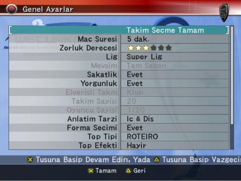 Pro Evolution Soccer 4 Türkçe yama 2. ekran görüntüsü