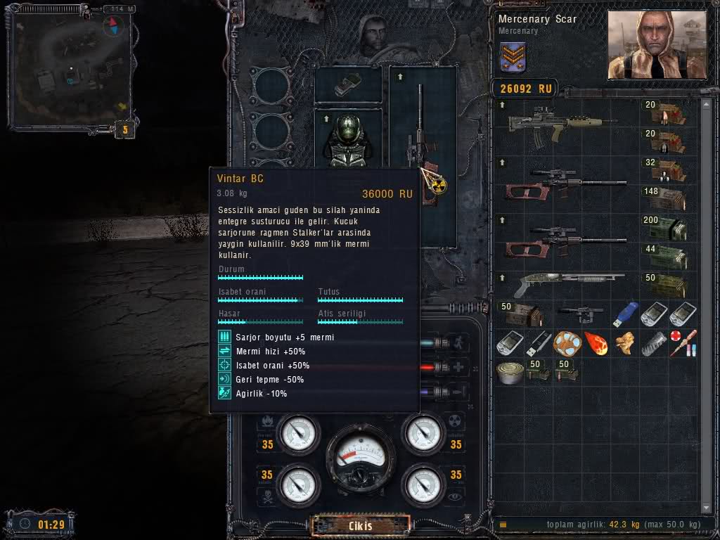 S.T.A.L.K.E.R.: Clear Sky Türkçe yama 2. ekran görüntüsü