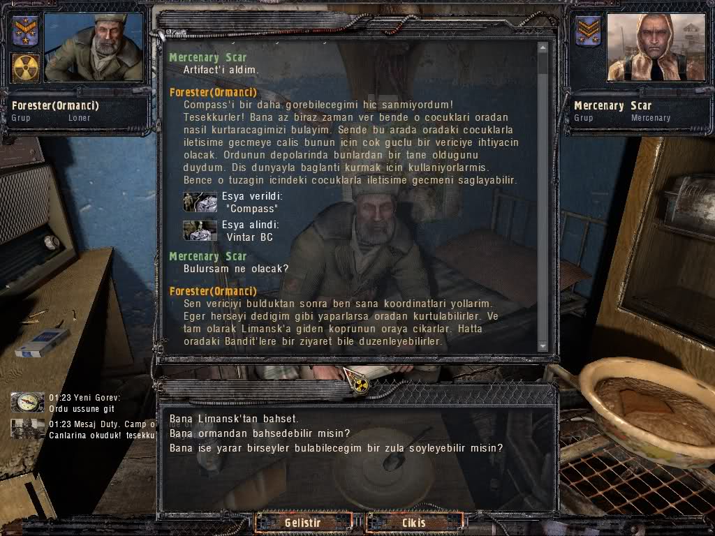 S.T.A.L.K.E.R.: Clear Sky Türkçe yama 3. ekran görüntüsü