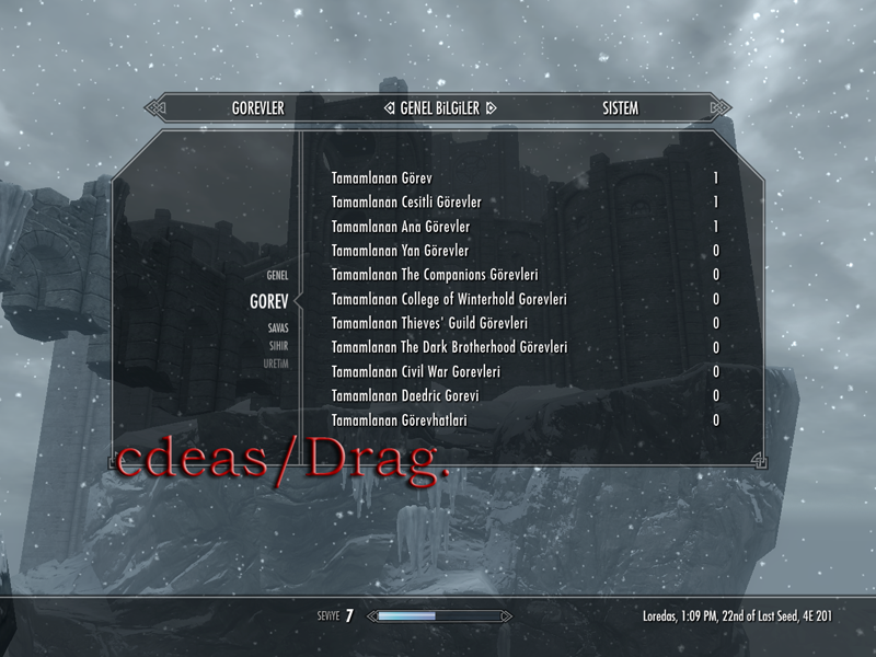 The Elder Scrolls V: Skyrim Türkçe yama 1. ekran görüntüsü