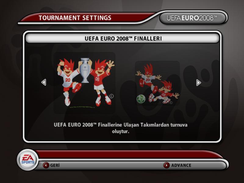 UEFA Euro 2008 Türkçe yama 3. ekran görüntüsü