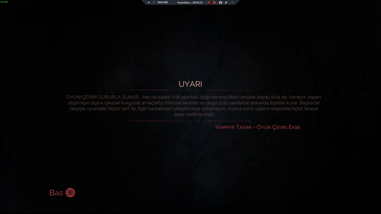 Vampyr Türkçe yama 2. ekran görüntüsü